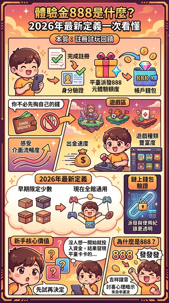 體驗金888是什麼？2026年最新定義一次看懂